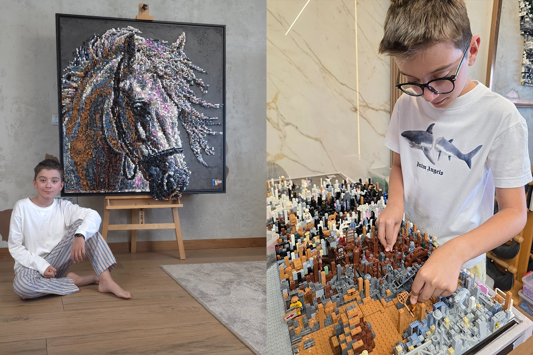 The White Horse, BRK-01, prima lucrare oficială Brickasso®