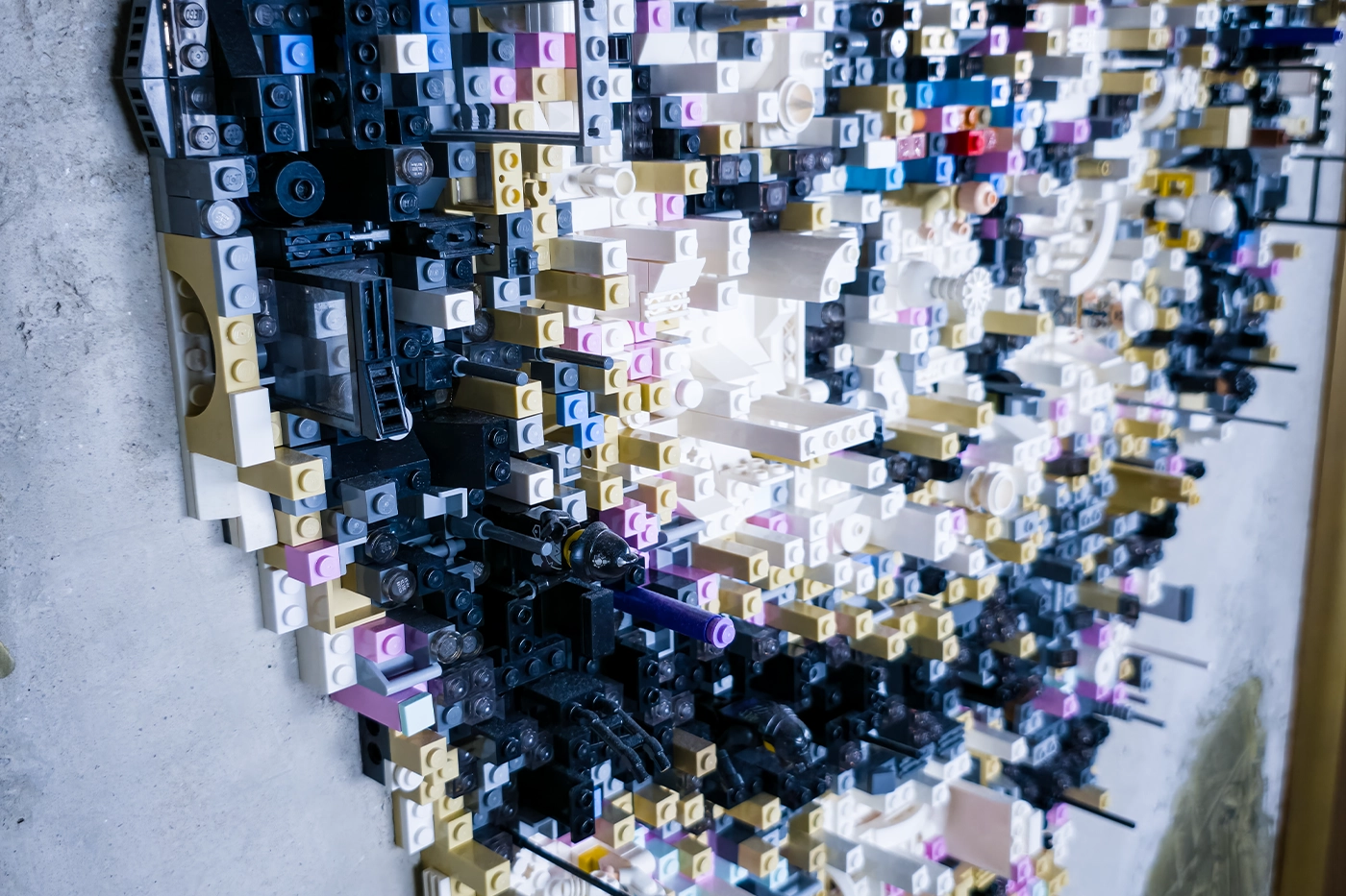 Vedere diagonală stânga