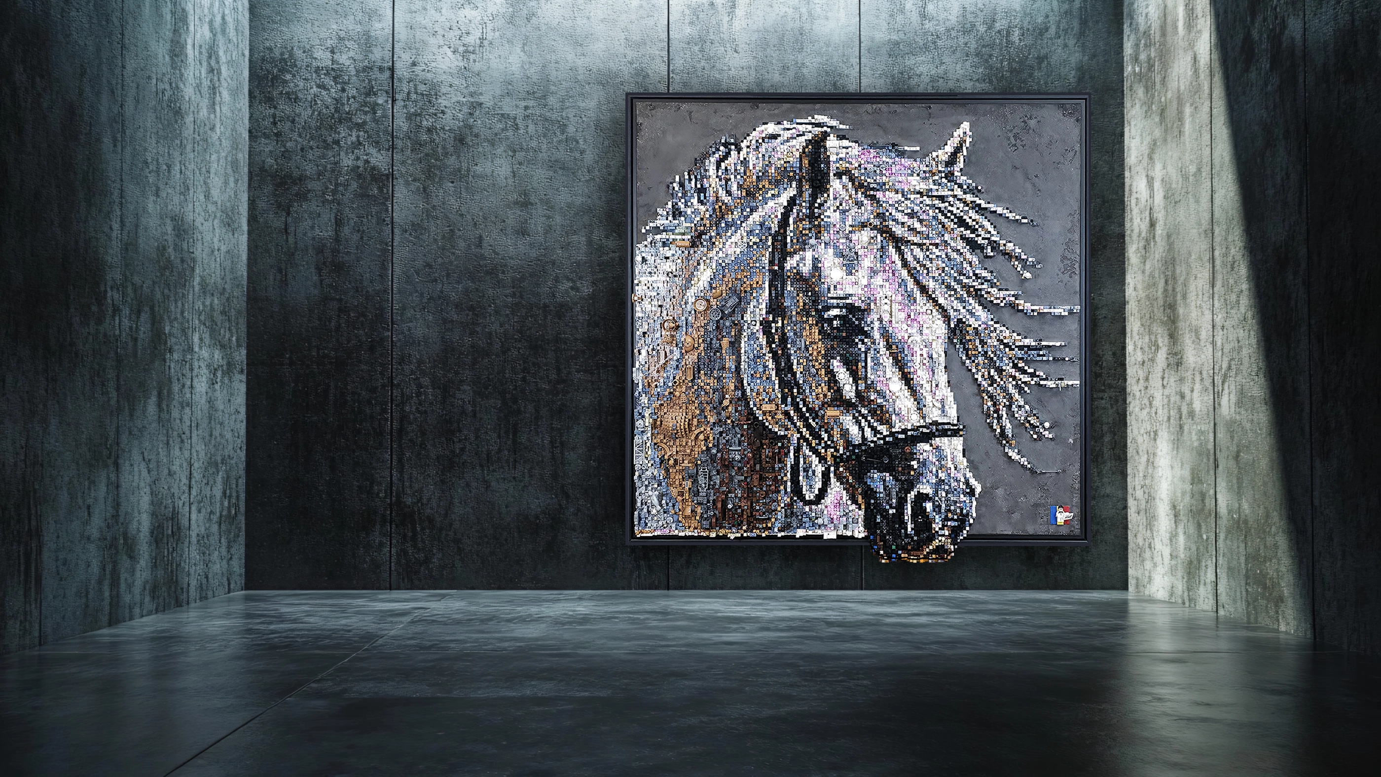 The White Horse de Brickasso®