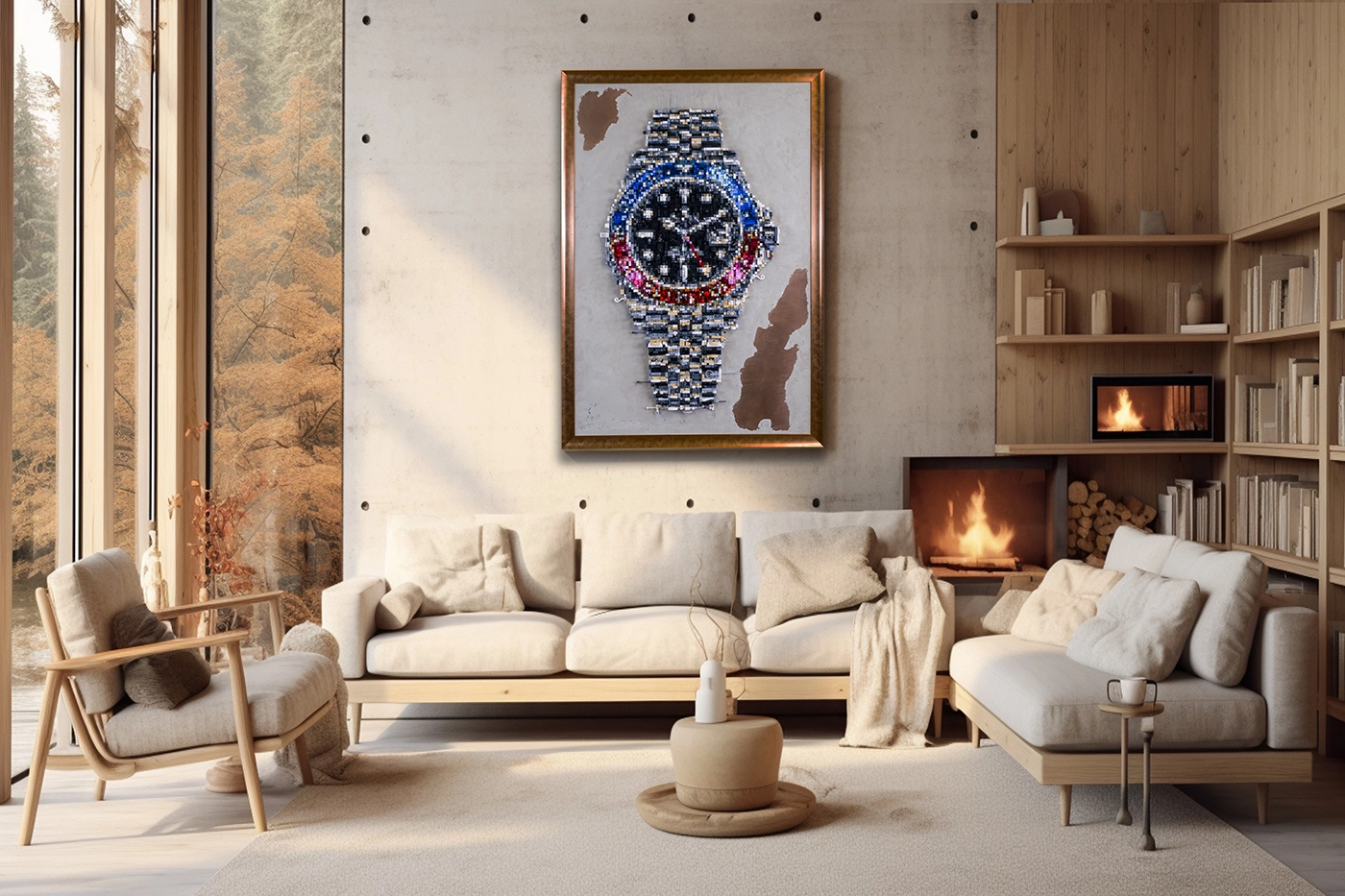 Pepsi, vedere frontală